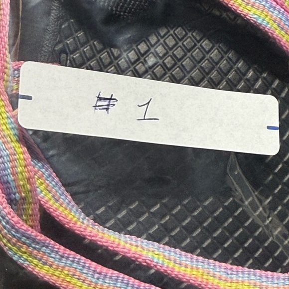 CHACO Vibrant Strappy Sandals with Snow Cones on Back Sling Size8 - Picture 9 of 9